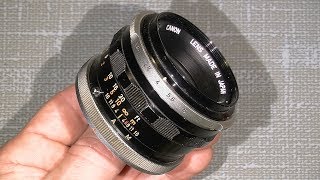 Repair Canon FL 50mm 1:1.8 and Re-grease the focus system