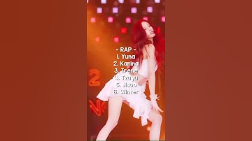 Ranking VISUALS OF BIG3 KPOP GIRL GROUPS IN DIFFERENT CATEGORIES