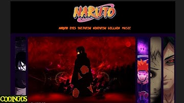 Naruto Sito Web - Naruto WebSite Html Css JS