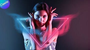 Canva Neon Portrait Effect Tutorial – Geef je foto