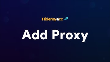 Hidemyacc 3.0 | How to add proxies in bulk