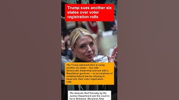 Trump klaagt nog eens zes staten aan vanwege kiezersregistratielijsten