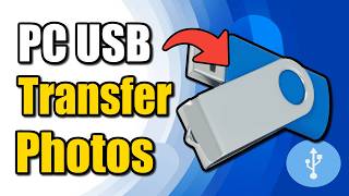 How To Transfer Photos From Laptop or PC To USB Drive - Easy Tutorial