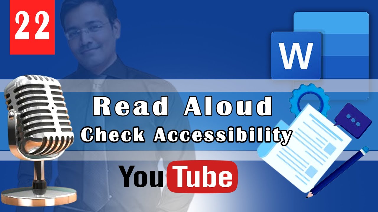 How to Use Read Aloud & Check Accessibility in MS Word - YouTube