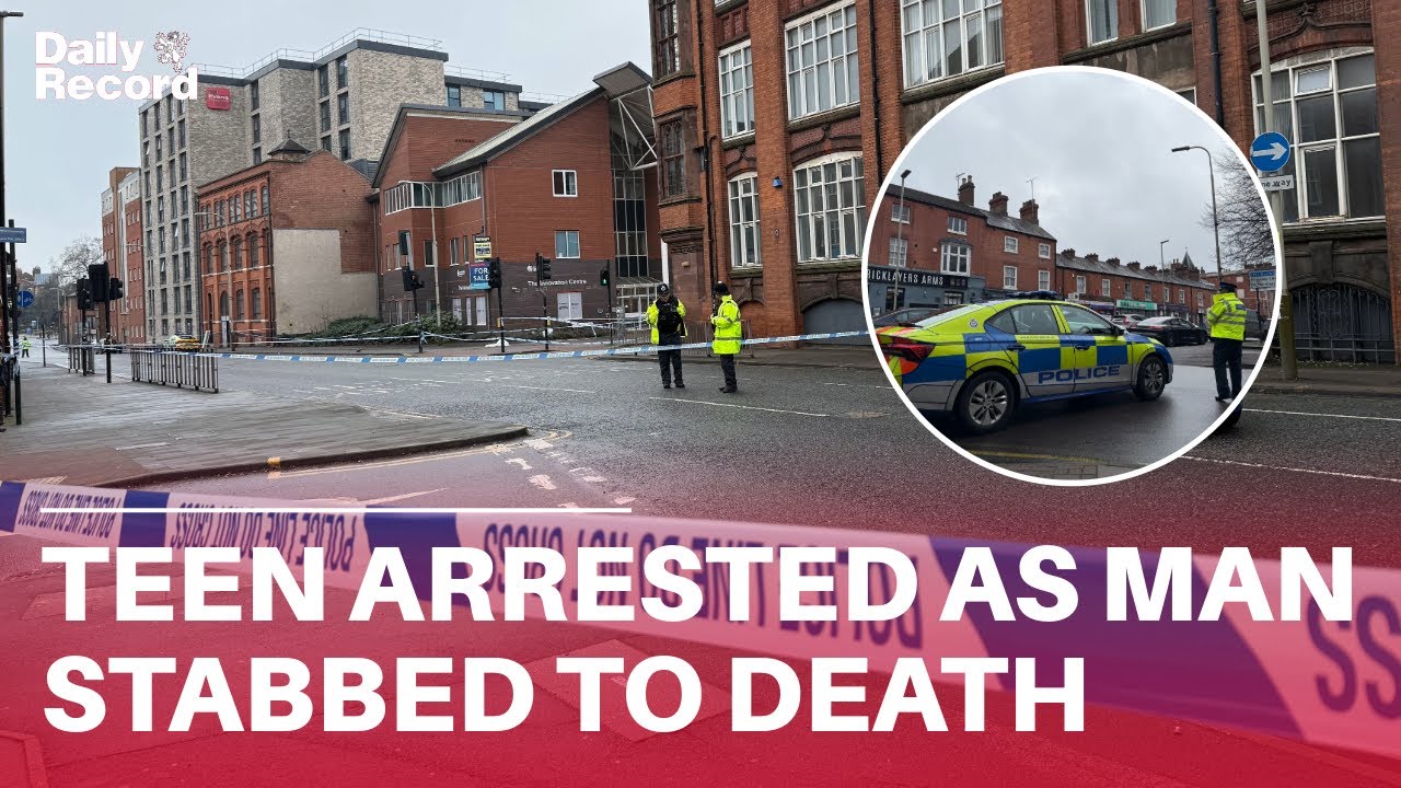 Teen arrested after man STABBED TO DEATH near De Montfort University in ...