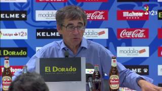 Rueda de prensa de Fernando Vázquez tras el Rayo Vallecano vs RCD Mallorca (1-0)