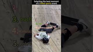 Selecting The Best Moment Of A Failed Sports Even
