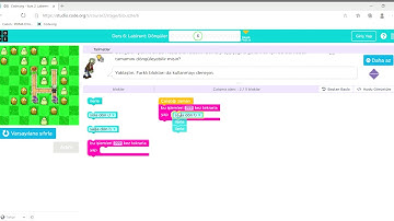 Code org   Kurs 2  Labirent  Döngüler Ders6   bölüm 6