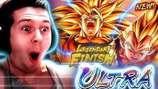 ULTRA LF?! SSJ 3 Goku & Vegeta Reaction for Dragon Ball Legends 8th Anniversary Part 3!