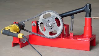 How To Make A Power Hammer Machine Using Drill Machine | DIY Power Hammer Machine
