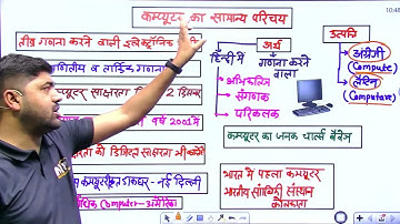 कंप्यूटर का परिचय (Introduction of computer) || By Amit Sir || Dr. Mukesh Pancholi