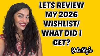 MY WISHLIST 2026 / WHAT DID I GET THIS YEAR?