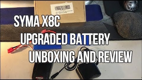 Syma X8C Venture 2500MAH 7.4V 30C LIPO Review (Courtesy YOYL)