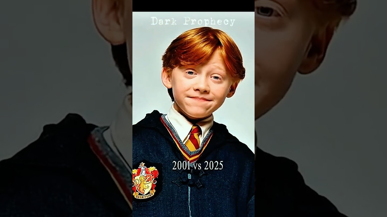 Harry Potter actors 2001 vs 2025 ✨ 