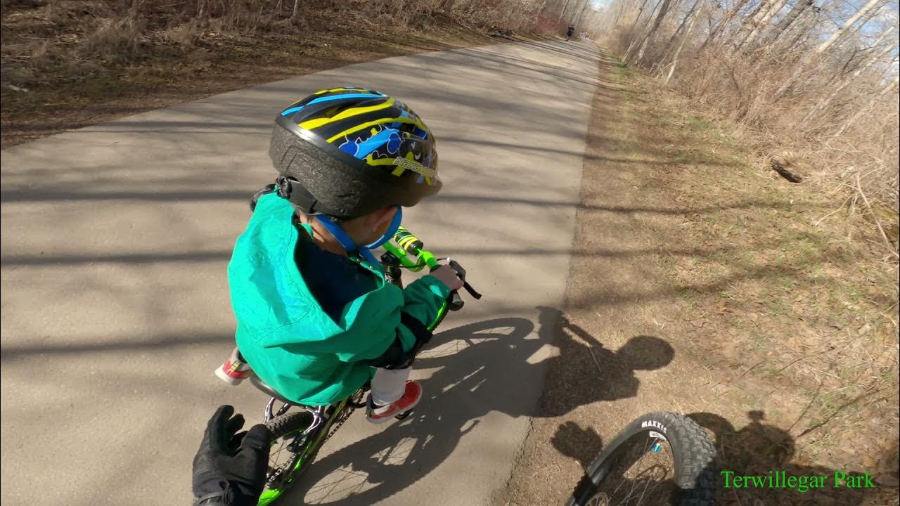on a sunday riding my bike