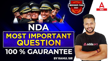NDA 1 2023 | Most Important Questions Of Maths For NDA 2023 Preparation | NDA Maths Classes