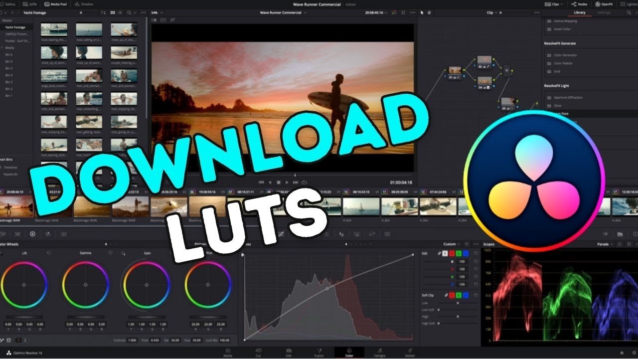 How to Download LUTs in DaVinci Resolve 2025? - YouTube