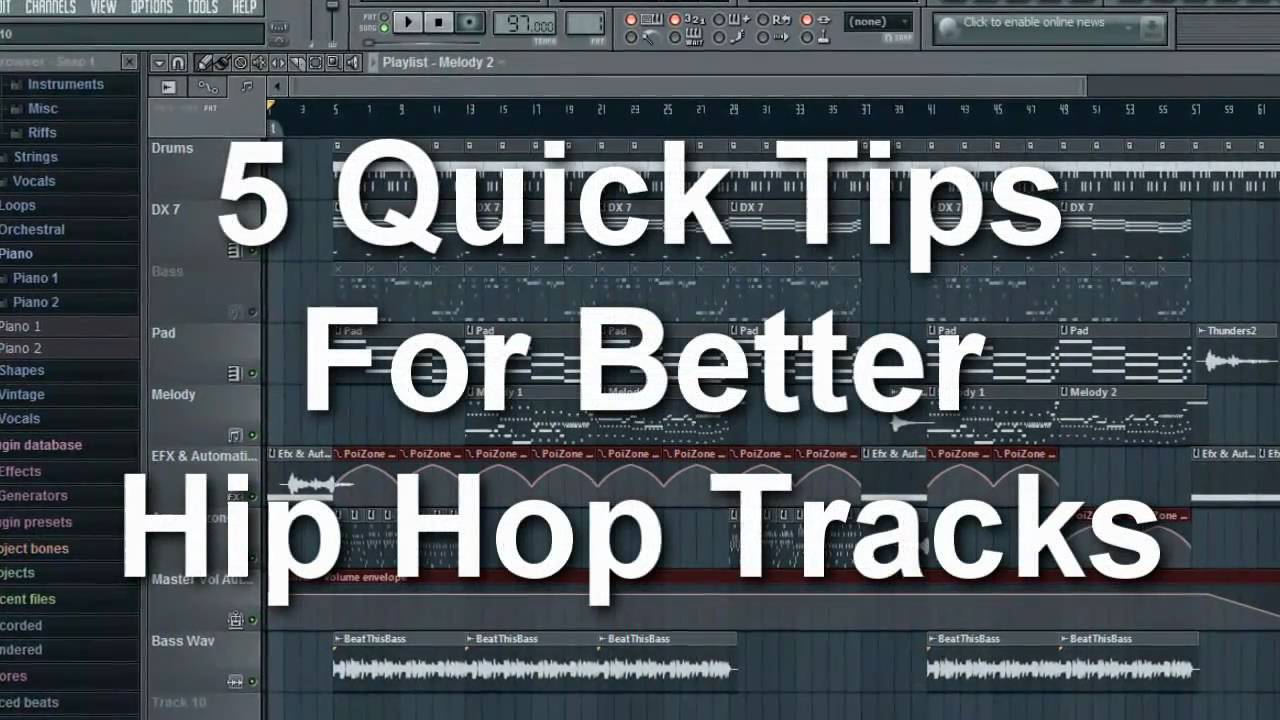 How to Make Better Hip Hop Beats in FL Studio : 5 Tips for Better ...