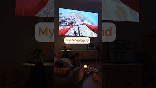 Their weekend VS My weekend. #YaberProjectors #funny #weekend #vacation