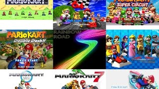 Mario Kart - All Rainbow Road Themes