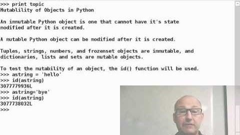 Python Mutability HD