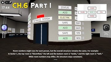 Roblox TERMINAL ESCAPE ROOM CHAPTER 6 (Part 1) Walkthrough [Revolution]