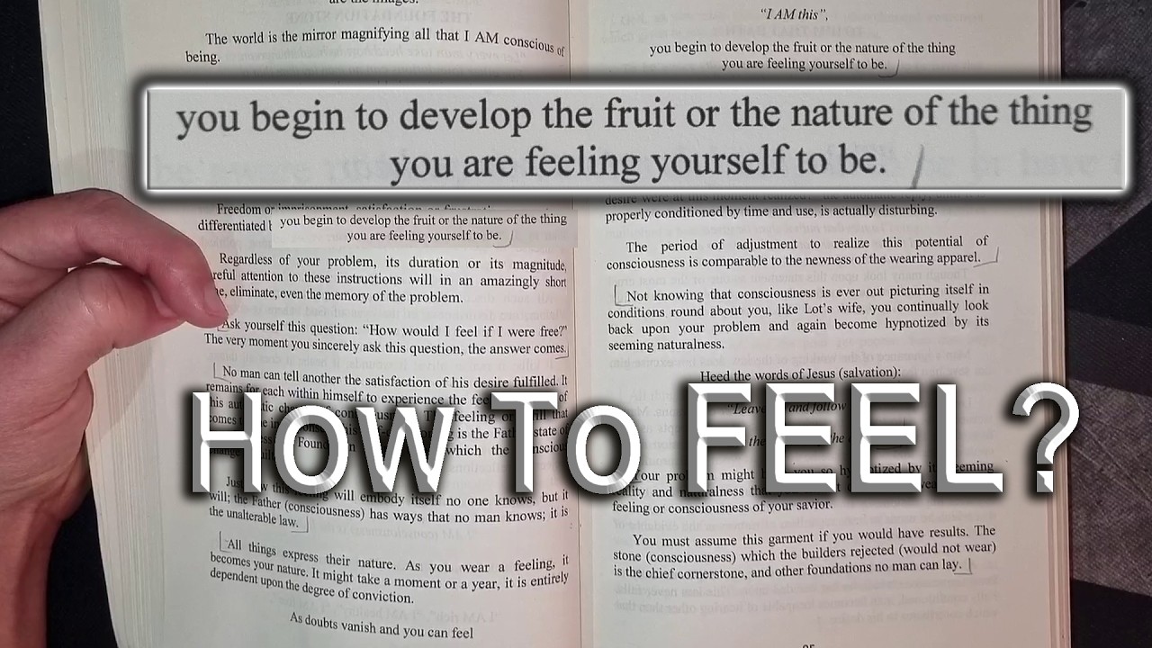 Neville Goddard | Explaining How to Feel your Desire as Real and Dwell in it