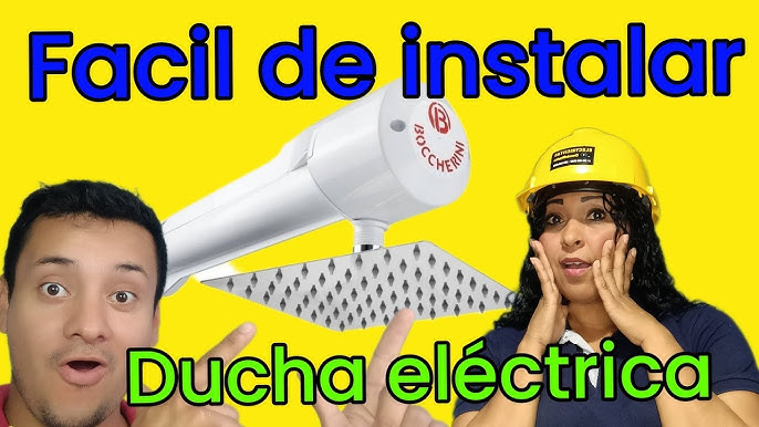 Aprende cómo instalar una ducha eléctrica en poco pasos