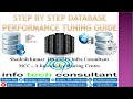 #stepbystep #database #performance #tuning n #queryoptimization #guide for #beginners #freshers #dba