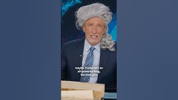 Jon consults the Declaration of Independence to see if Trump meets the "king" qualifications