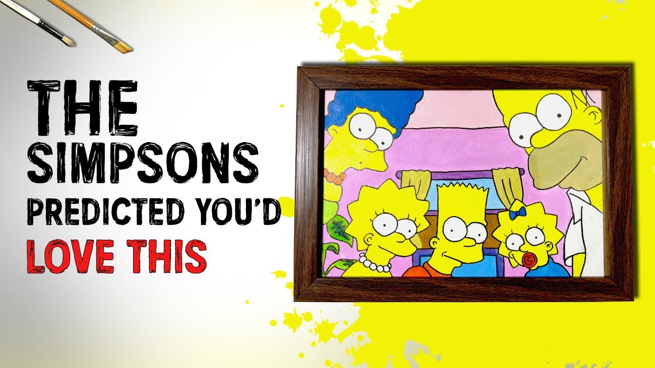 Hand-Painted Simpsons Family Artwork | Acrylics 