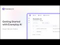 Getting started with exemplary ai
