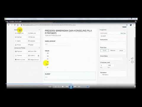 TUTORIAL MEMBUAT PRESENSI ONLINE ZOHO FORM