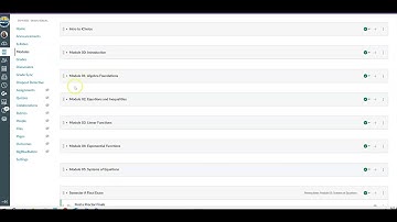 Course Navigation Video