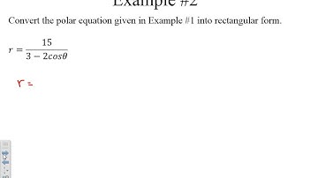 Honors PreCalc: 9.8 - Polar Equations of Conics