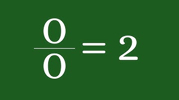 Proof 0/0 = 2 | Bending The Rules of Mathematics