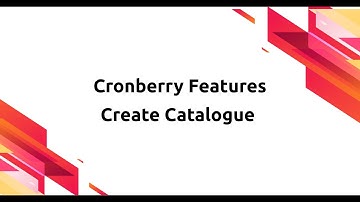 Cronberry Tutorial Series ✨  | How to create a Catalogue | Step-by-Step Guide | Cronberry