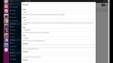 Fusio build API Postgres