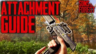 How to use all Attachments Explained - Sons of the Forest Guide