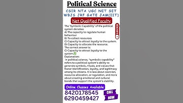 UGC NET Political Science I Net Qualified Faculty I Online Class Available #politicalscience #shorts