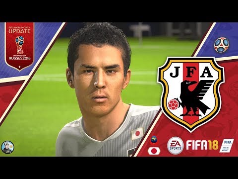 Japan Faces Fifa 18 18 Fifa World Cup Russia Youtube