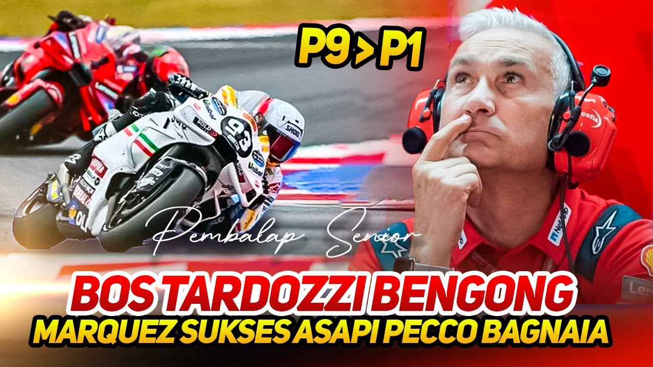 BOS TARDOZZI BENGONG🔥MARC MARQUEZ HAJAR PECCO BAGNAIA DI KANDANG MBAH ...