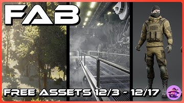 Free Assets on FAB til 12/17 for Unreal, Unity, & Godot!