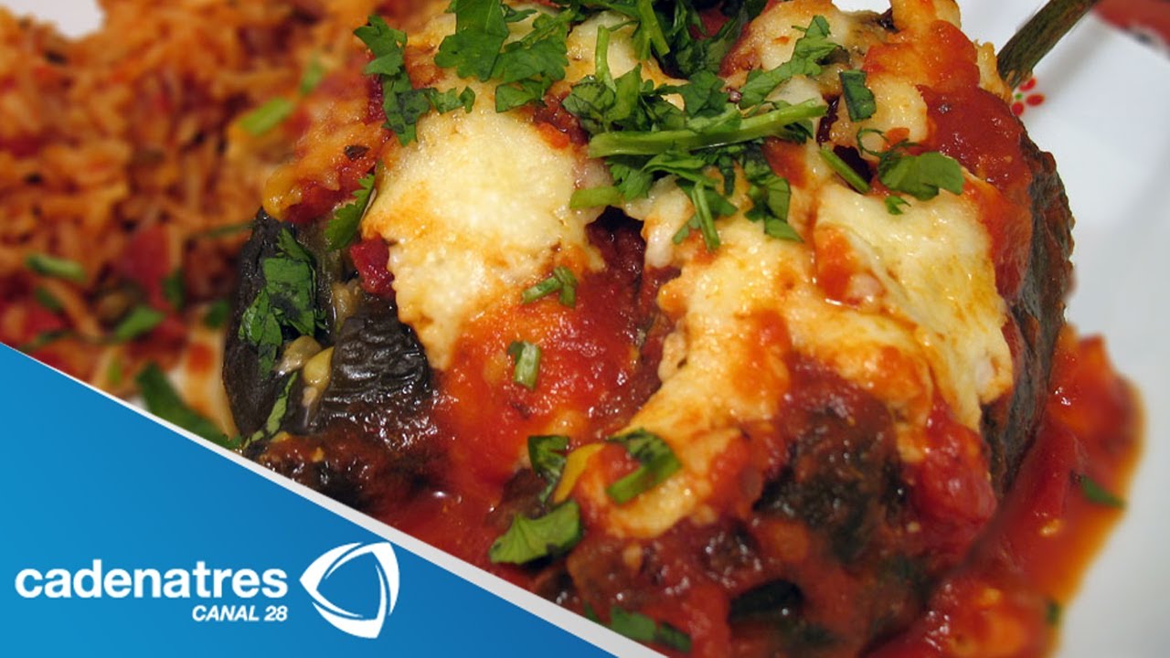 Receta de chiles rellenos de queso. Receta chiles rellenos / Cocina ...