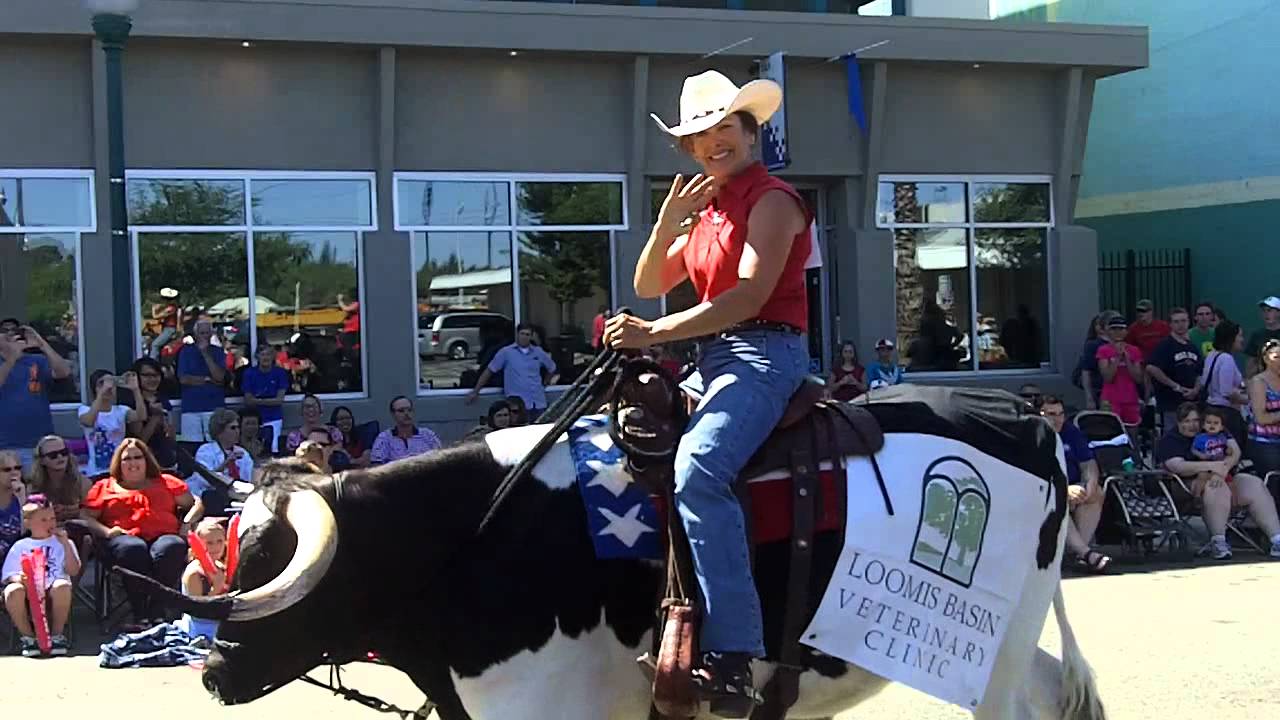Kimmy riding Jazzy and Kathy riding Dozer. Roseville 4th of YouTube
