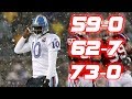 Biggest blowouts in nfl history 49 points