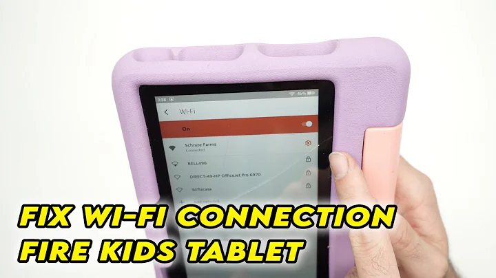 How to Fix Amazon Fire Kids Tablet Not Connecting to WIFI