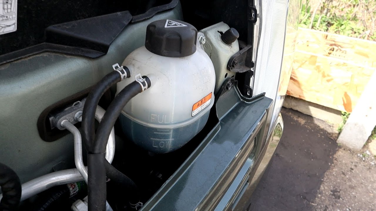 冷却水漏れが止まった話【エブリイ DA17V】