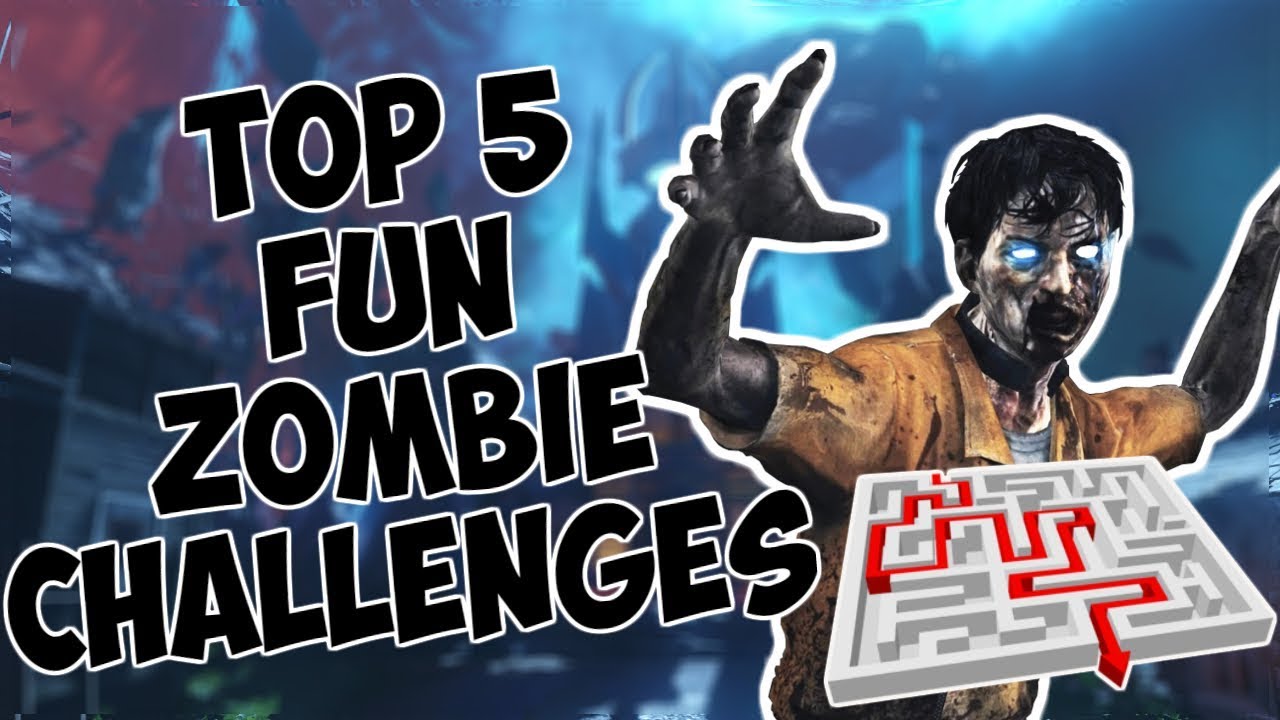TOP 5 FUN ZOMBIE CHALLENGES TO DO! BLACK OPS 3, BLACK OPS 2, BLACK