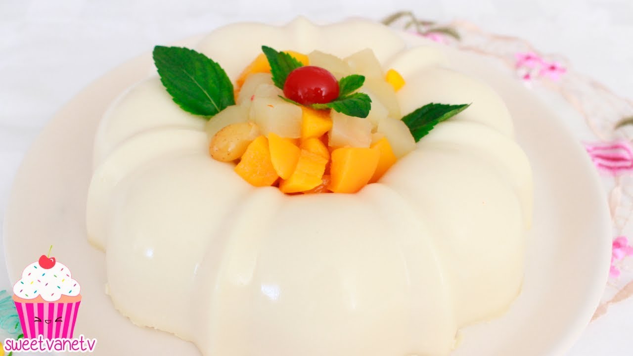 GELATINA de REQUESÓN receta Rápida y Fácil | Postres de Vane